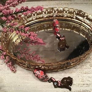 Chocolate Bunny Earrings